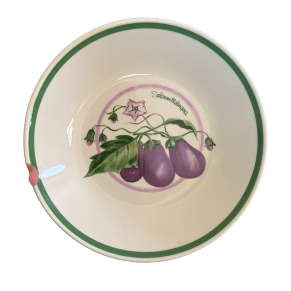 Himark Other - HIMARK New! 8.4" Pasta Bowl Made In Italy Eggplant(Solanum Melongena)